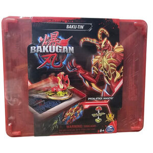 Bakugan Baku-tin with Special Attack Mantid and Collector Tin NWT